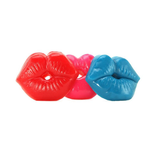 Anillos Comestibles Dick Lips | Gummy Cock Rings Sabor Fresa, Arándano y Cereza