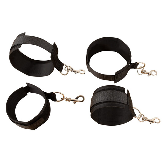 Fetish Fantasy Series BED Bindings Restraint KIT – Black