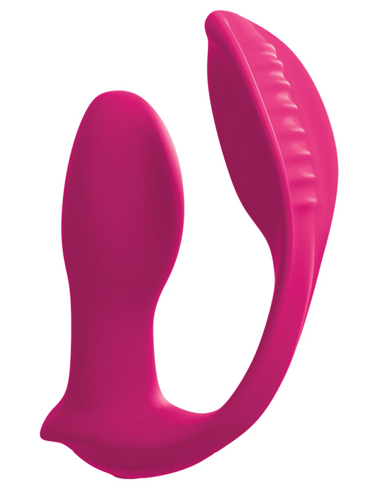 Vibrador Double Ecstasy Pipedream Rosa – Doble Estimulación