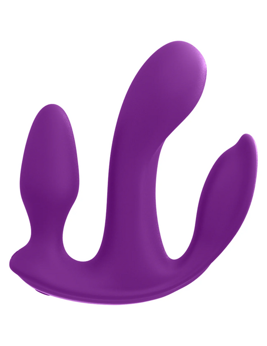 Vibrador Total Ecstasy Pipedream Morado – Triple Estimulación