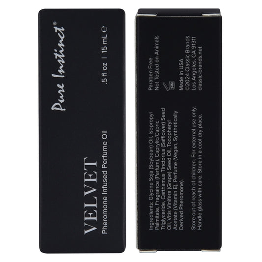 Aceite con Feromonas Pure Instinct Velvet 15 ml Unisex