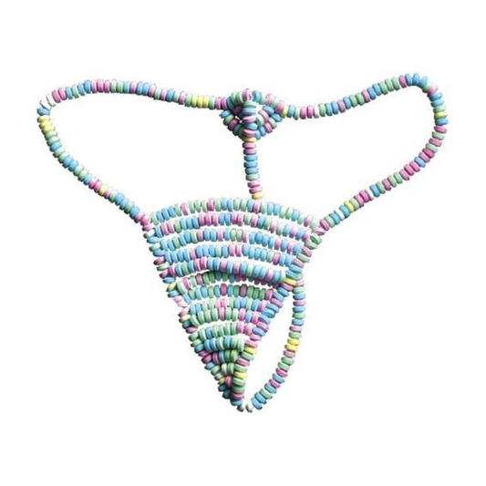Tanga Comestible Candy G-String | Multicolor y Multisabor