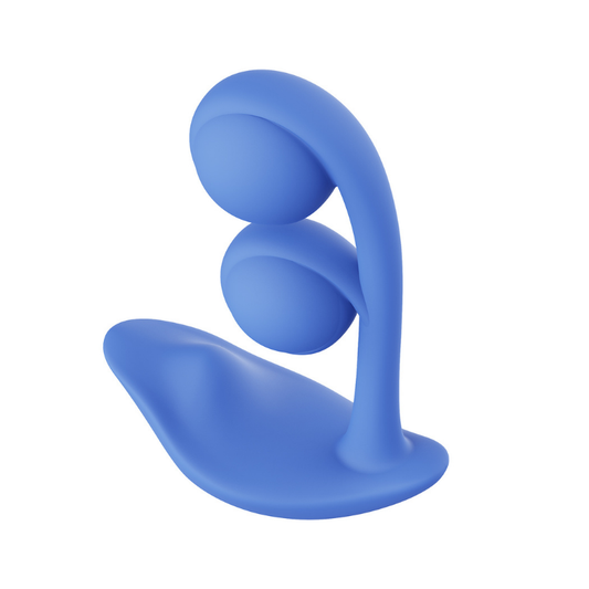 Vibrador Dual Wearable Melody Cobalt Blue