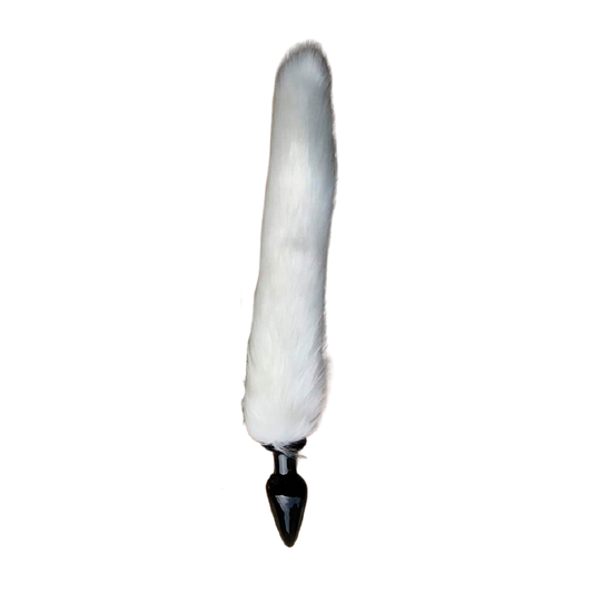 Plug Anal de Cristal con Cola Diferentes Colores