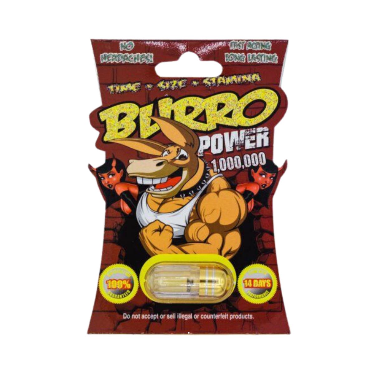 Cápsula Burro Power 1000000