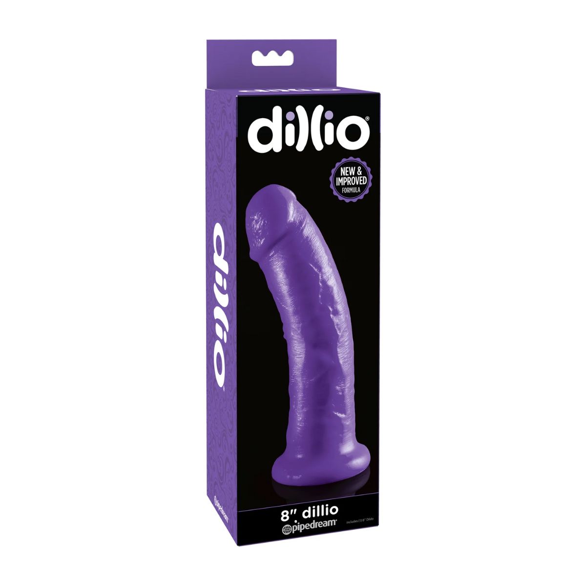 Consolador realista Dillio Purple 20 cm.
