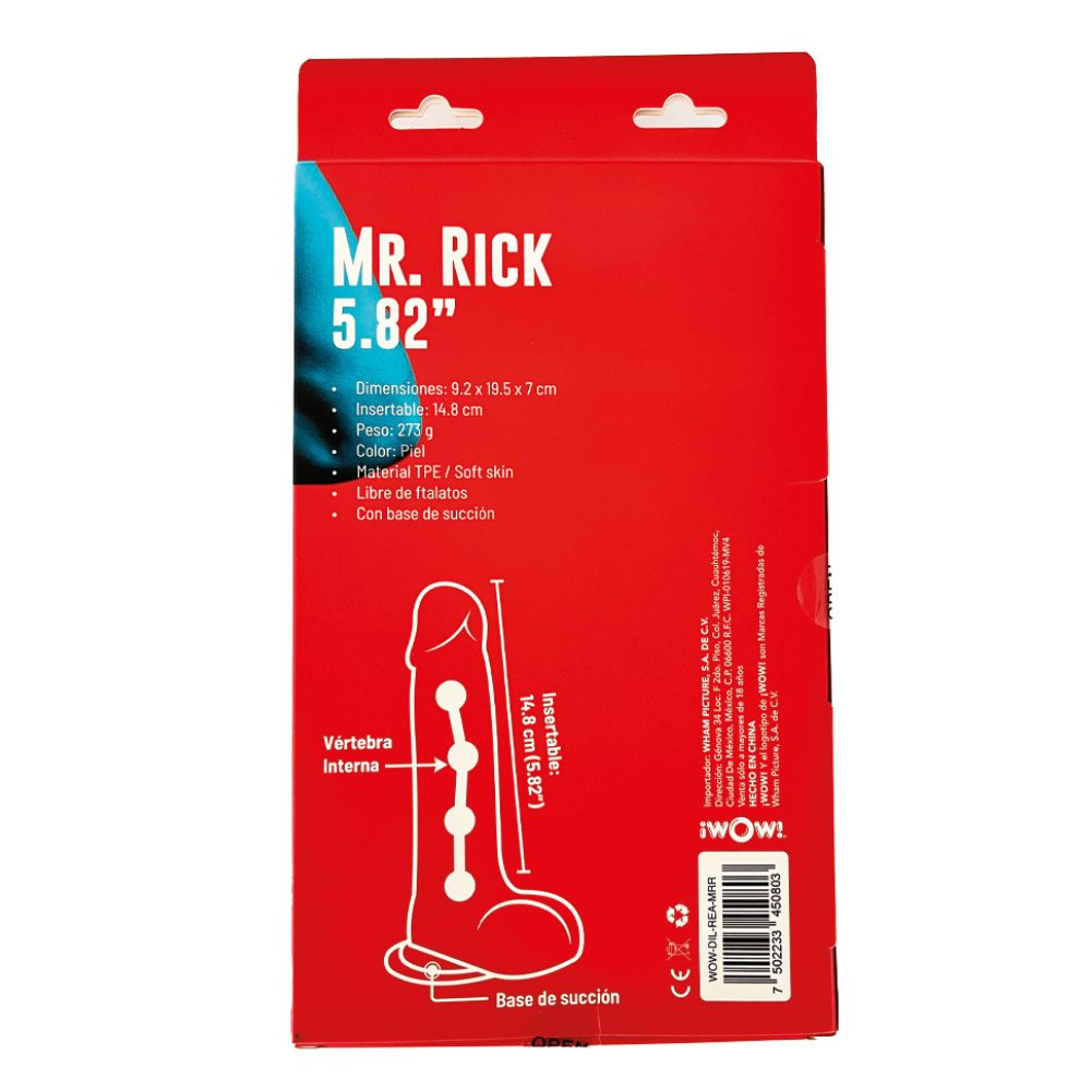 Dildo realista Mr. Rick 19.5 cm