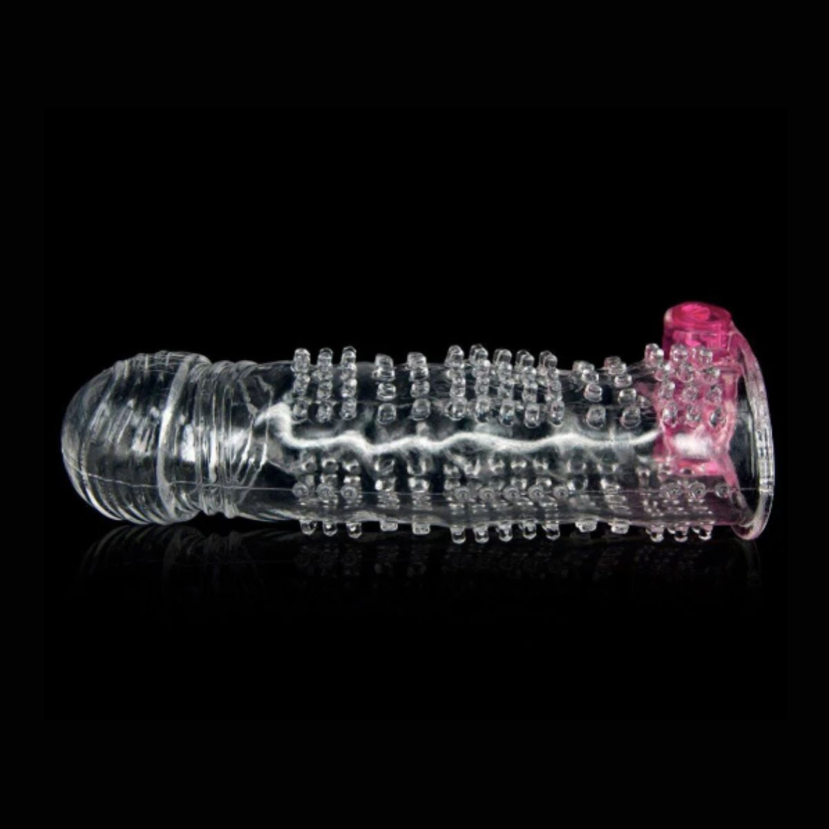Funda para pene con vibrador Crystal Sleeve XXOO