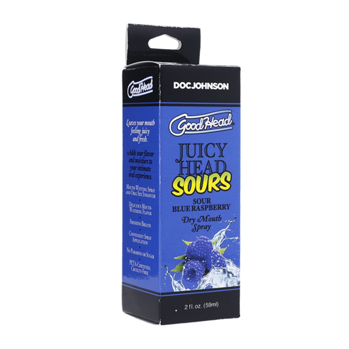 Lubricante para Sexo Oral Juicy Head Sours Mora Azul