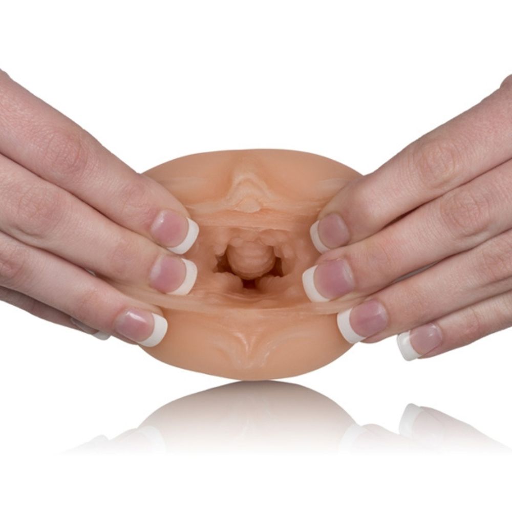 Masturbador de entrada vaginal Vivid Raw
