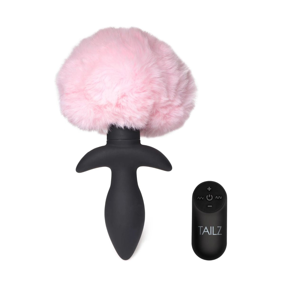 Plug anal vibrador de cola de conejito