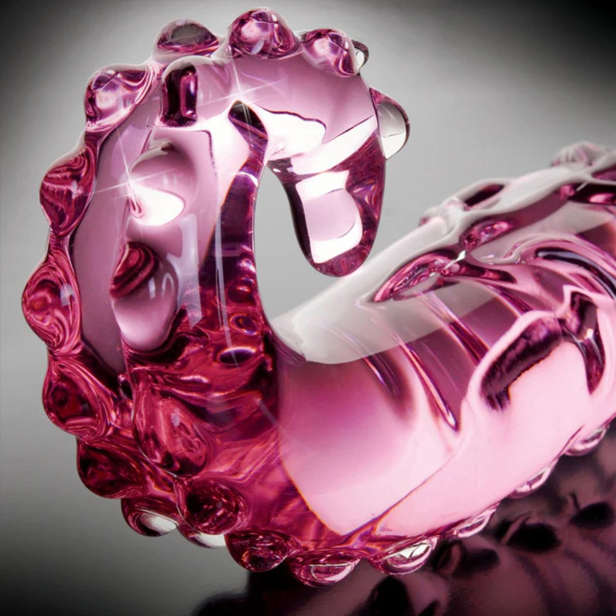 Plug anal de cristal jumbo Pipedram Icicles No 24 Pink