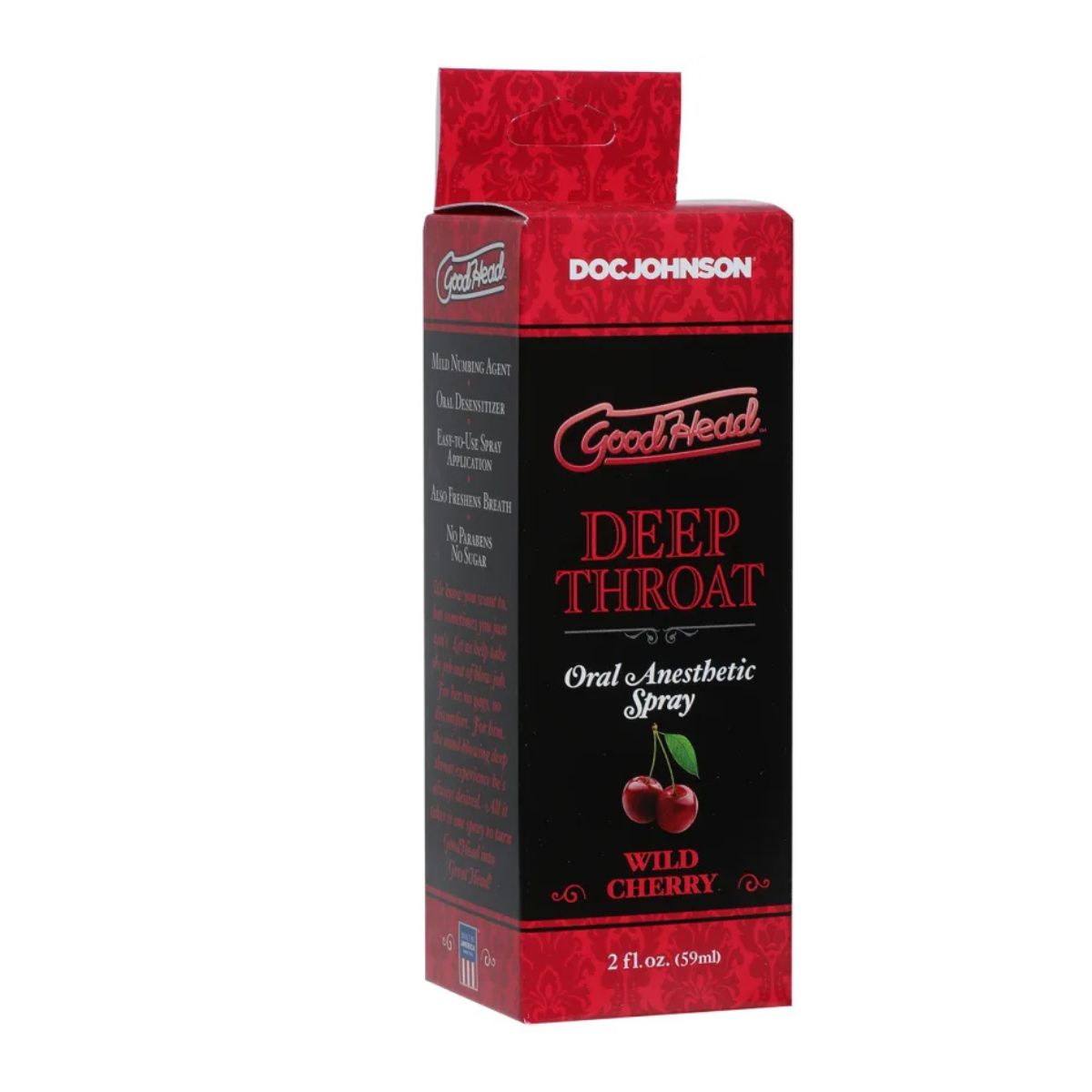 Spray garganta profunda GoodHead Deep Throat Cereza