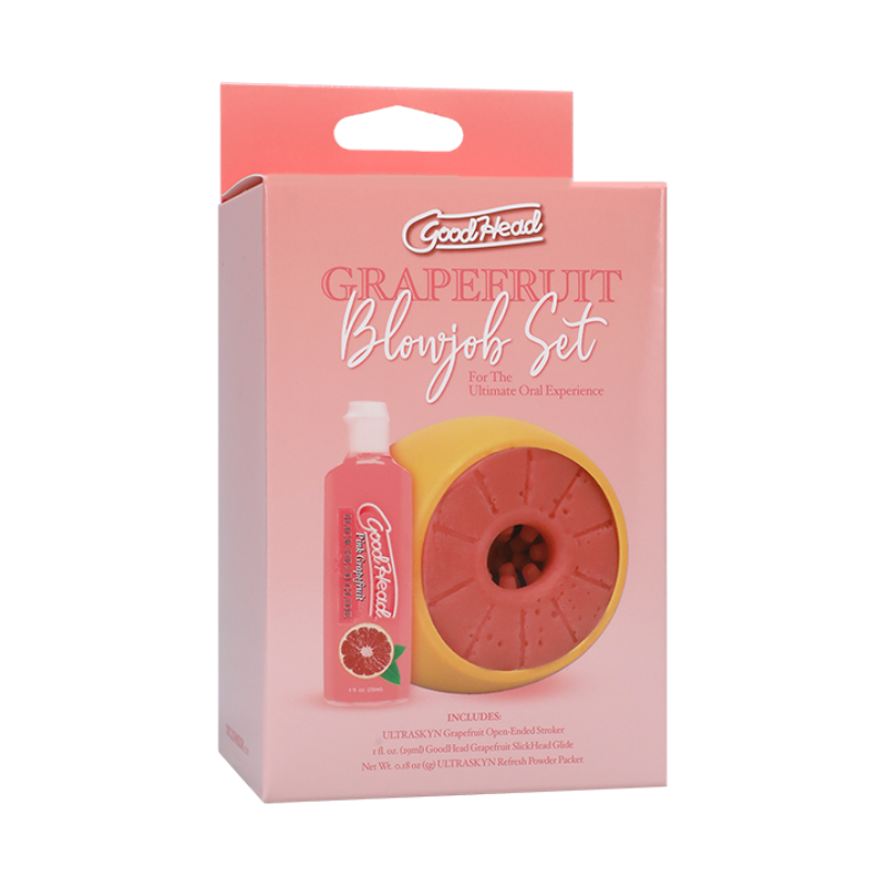 Kit para Sexo Oral Goodhead Sabor Toronja – Doc Johnson