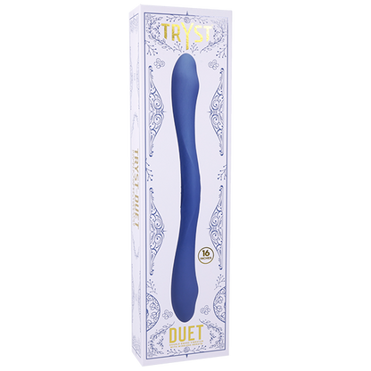 Tryst – Duet Dual Flex Vibrator With / Periwinkle Blue