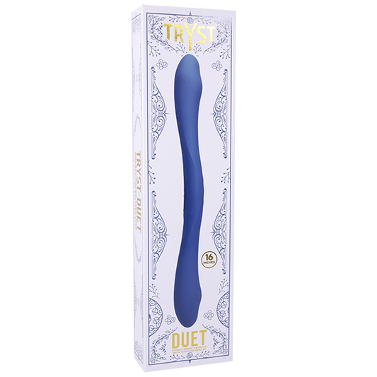 Tryst – Duet Dual Flex Vibrator With / Periwinkle Blue
