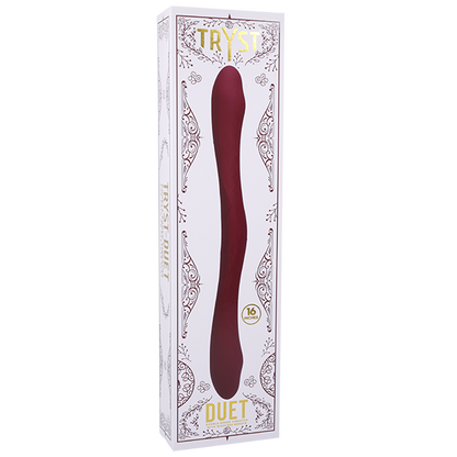 Tryst – Duet Dual Flex Vibrator With / Berry
