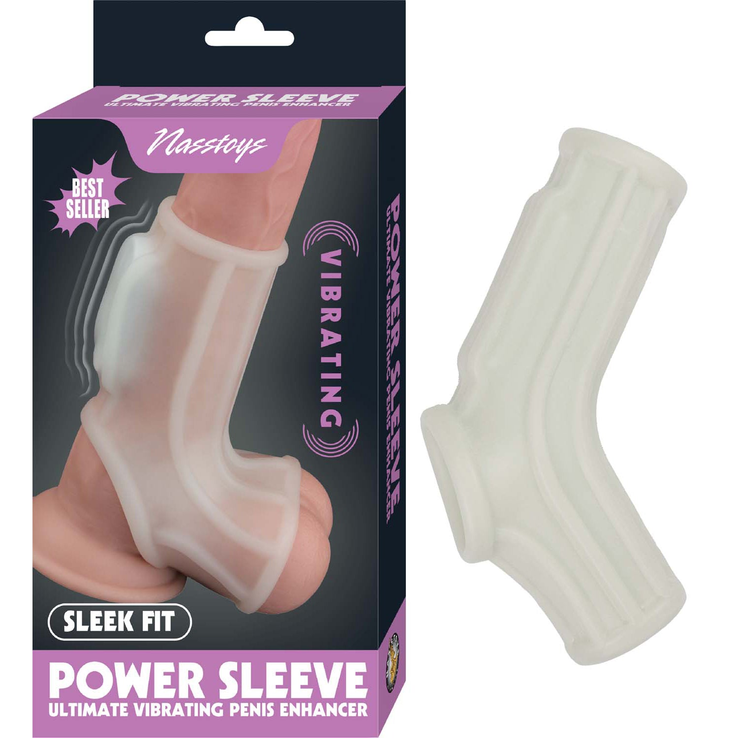 Funda vibratoria Power Sleeve Blanca | La Juguetería de Adultos