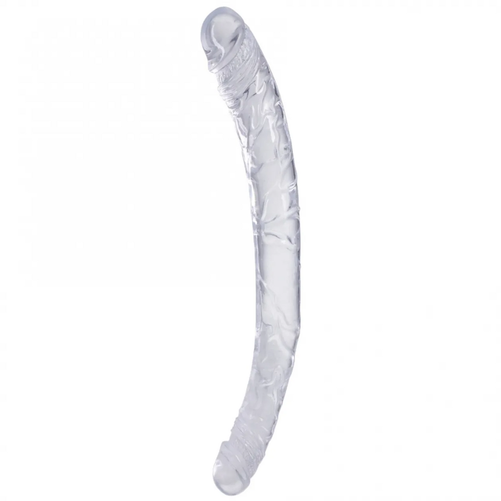 Double Dong 33 cm Transparente - Doc Johnson | La Juguetería de Adultos