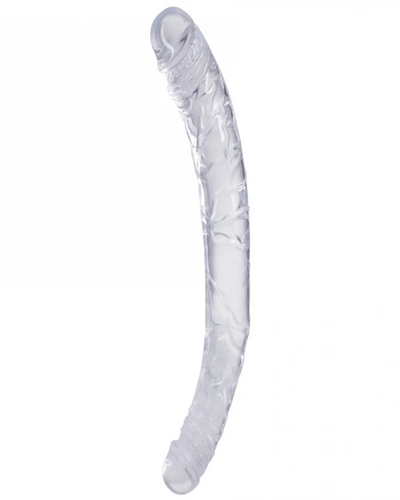 Double Dong 33 cm Transparente | Dildo Doble Doc Johnson