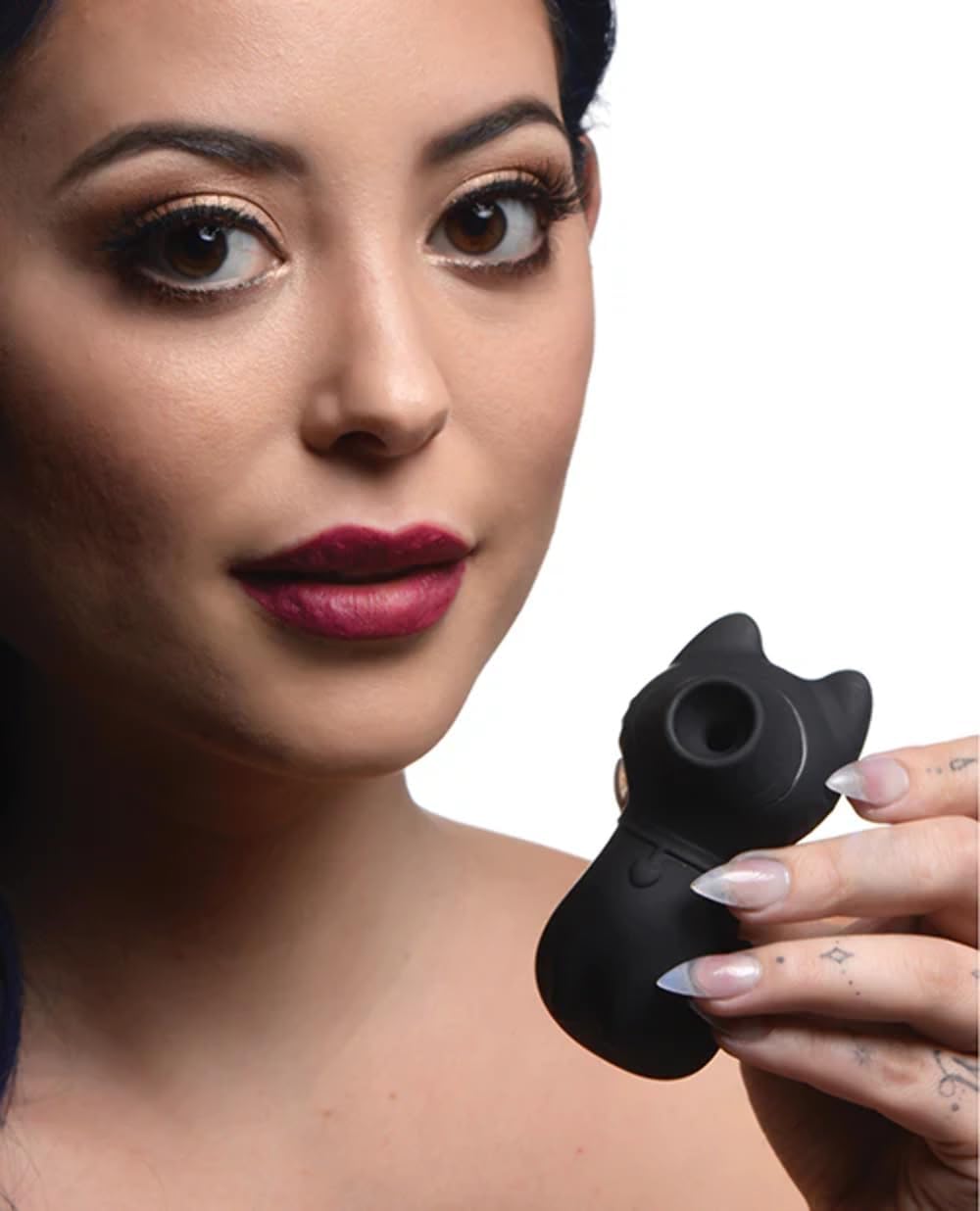 Estimulador Clítoris Sucky Kitty 7X – Negro - XR Brands - Imagen 4 | La Juguetería de Adultos
