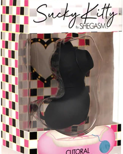 Estimulador Clítoris Sucky Kitty 7X – Negro