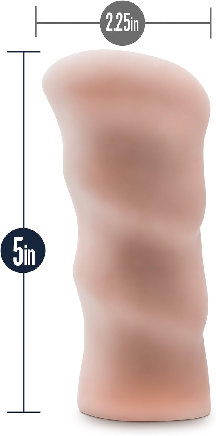 Masturbador Entrada Anal X5 Men The Back Door – Vainilla - Blush - Imagen 4 | La Juguetería de Adultos