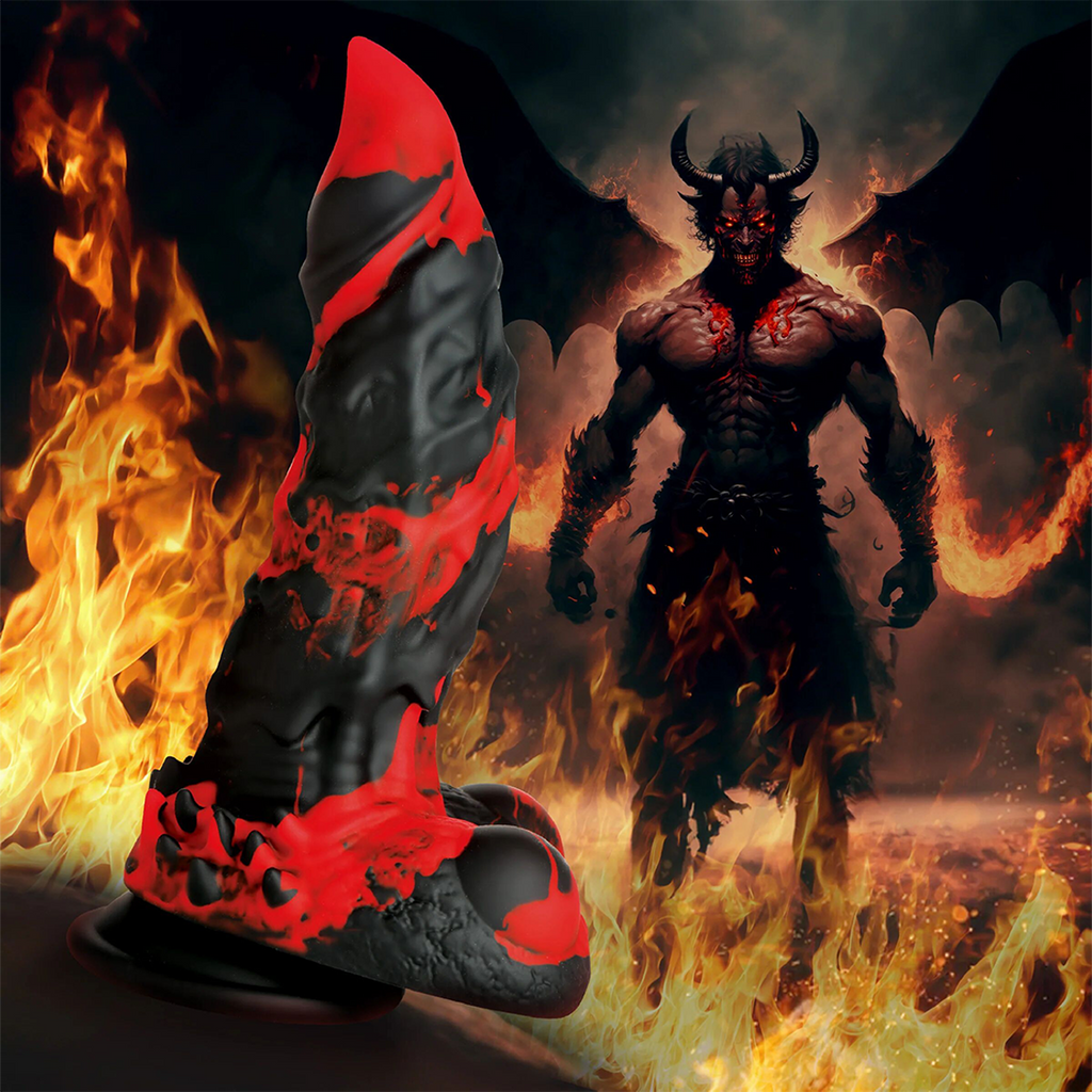 Dildo Monstruo Fire Demon Creature Cocks - XR Brands - Imagen 3 | La Juguetería de Adultos