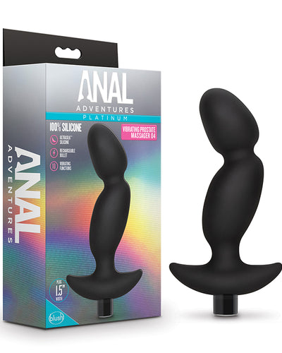 Masajeador Prostático Vibrador Anal Adventures Platinum 04 – Negro