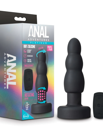 Plug Propel Anal Adventures Platinum – Negro
