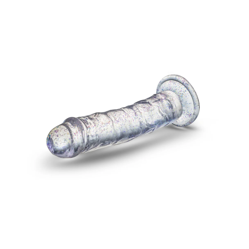 Dildo con Glitter Gala 15 cm – Base de Succión y Compatible con Arnés | Blush