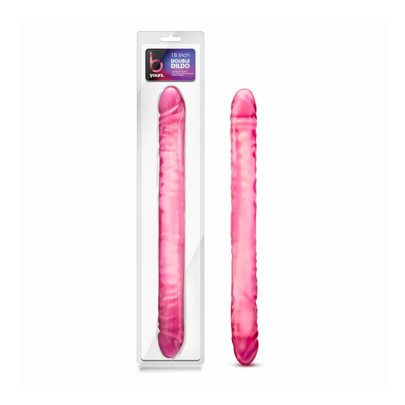 Consolador Realista B YOURS - Double 46 CM – Rosa