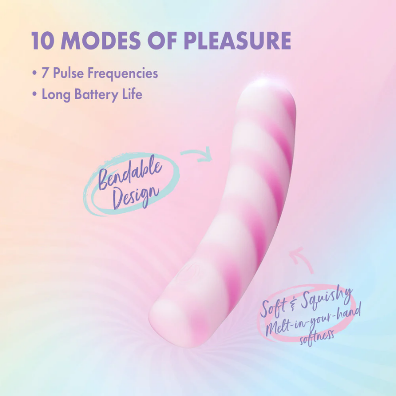 Sugar Crush Play With Me – Bala Vibradora Flexible 10 Funciones