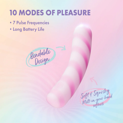 Sugar Crush Play With Me – Bala Vibradora Flexible 10 Funciones