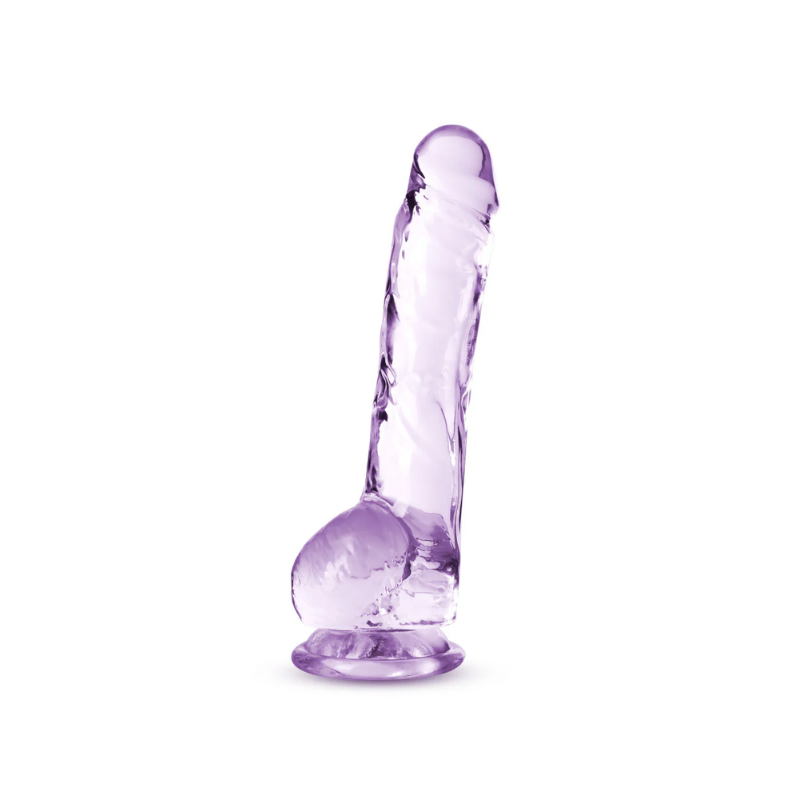 Dildo Realista con Ventosa Naturally Yours Crystalline 20.3 cm - Blush - Imagen 2 | La Juguetería de Adultos