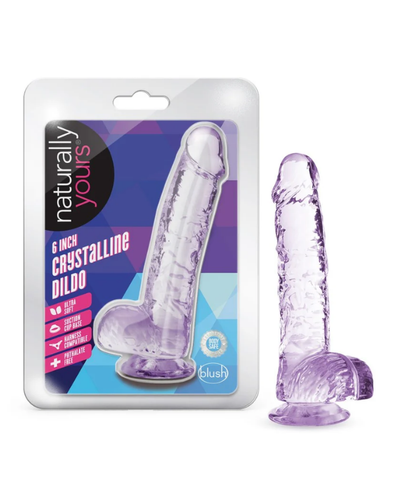 Dildo Realista con Ventosa Naturally Yours Crystalline 15 cm