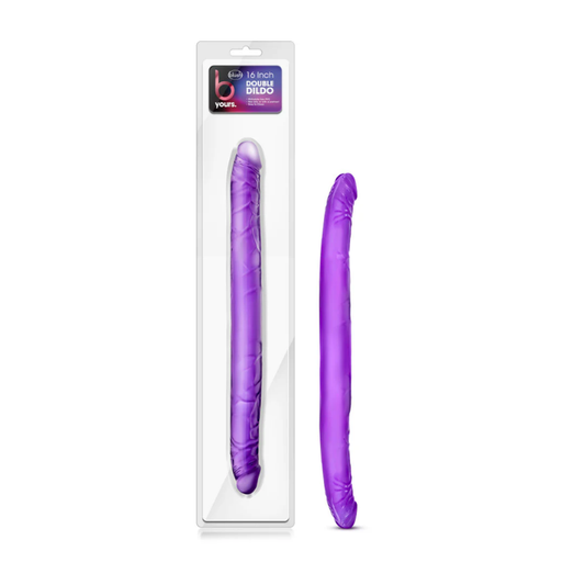 Consolador Doble B Yours Flexible Morado 41 cm — Blush