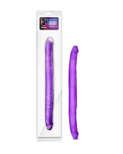 Consolador Doble B Yours Flexible Morado 41 cm — Blush