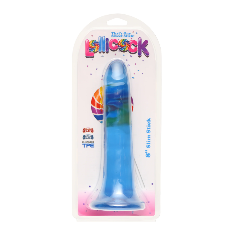 Consolador Lollicock Slim Berry Ice 20 cm — XR Brands
