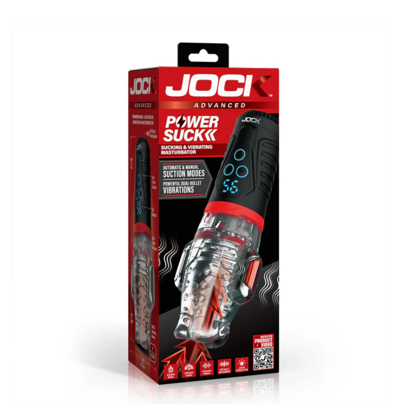 Masturbador Succionador  Automático Jock Power Suck - XR Brands | La Juguetería de Adultos