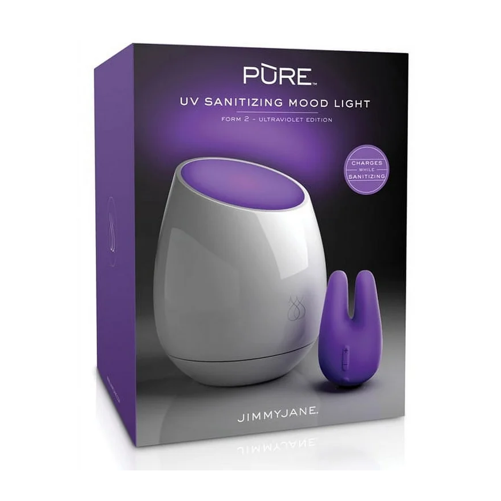 Jimmy Jane Pure – Vibrador con Luz UV Sanitizante y Ambiente – Form 2
