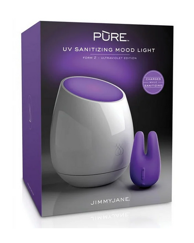Jimmy Jane Pure – Vibrador con Luz UV Sanitizante y Ambiente – Form 2
