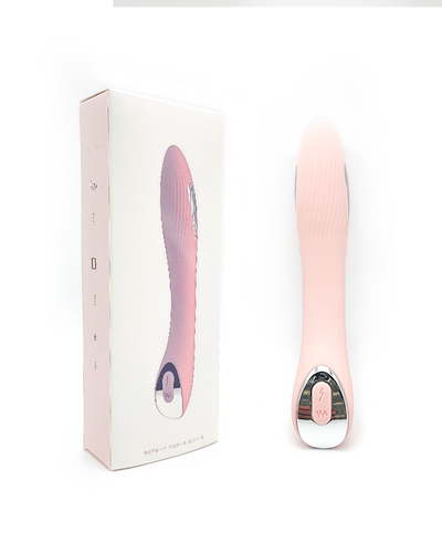 Premium – Vibrador de Silicon con Electroestimulación – Rosa