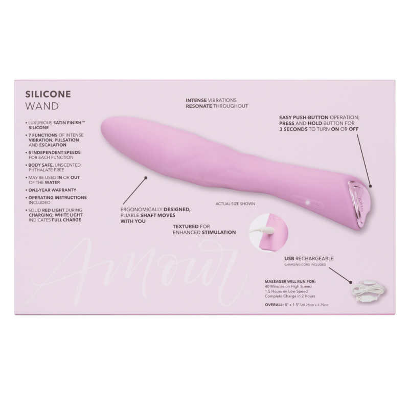 Varita Masajeadora Jopen Amour de Silicona CalExotics Premium - CalExotics - Imagen 5 | La Juguetería de Adultos