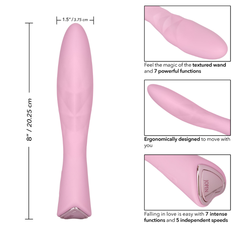 Varita Masajeadora Jopen Amour de Silicona CalExotics Premium - CalExotics - Imagen 3 | La Juguetería de Adultos