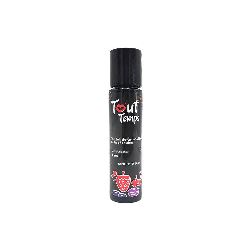 Lubricante Tout Temps Sabor Frutas de la Pasión – 30 ml - Tout Temps | La Juguetería de Adultos