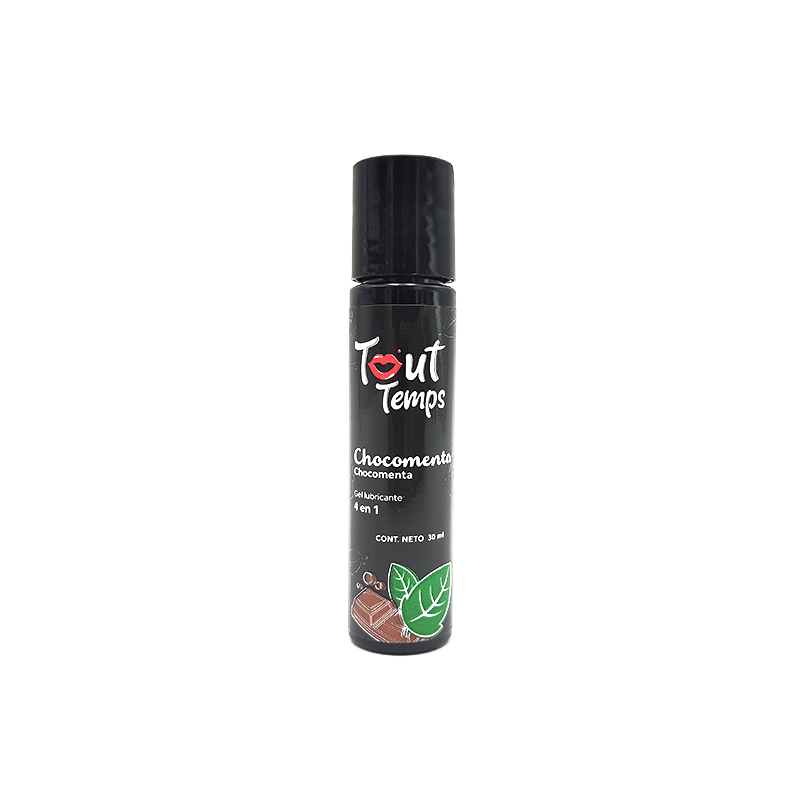 Lubricante Tout Temps Sabor Chocomenta – 30 ml - Tout Temps | La Juguetería de Adultos