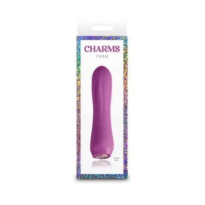 Vibrador Charms Fern Ruby NS Novelties Estimulador Compacto Rubí