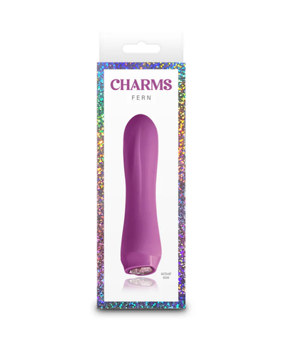 Vibrador Charms Fern Ruby NS Novelties Estimulador Compacto Rubí