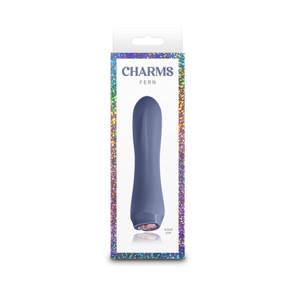 Vibrador Charms Fern Gray NS Novelties Estimulador Compacto Gris